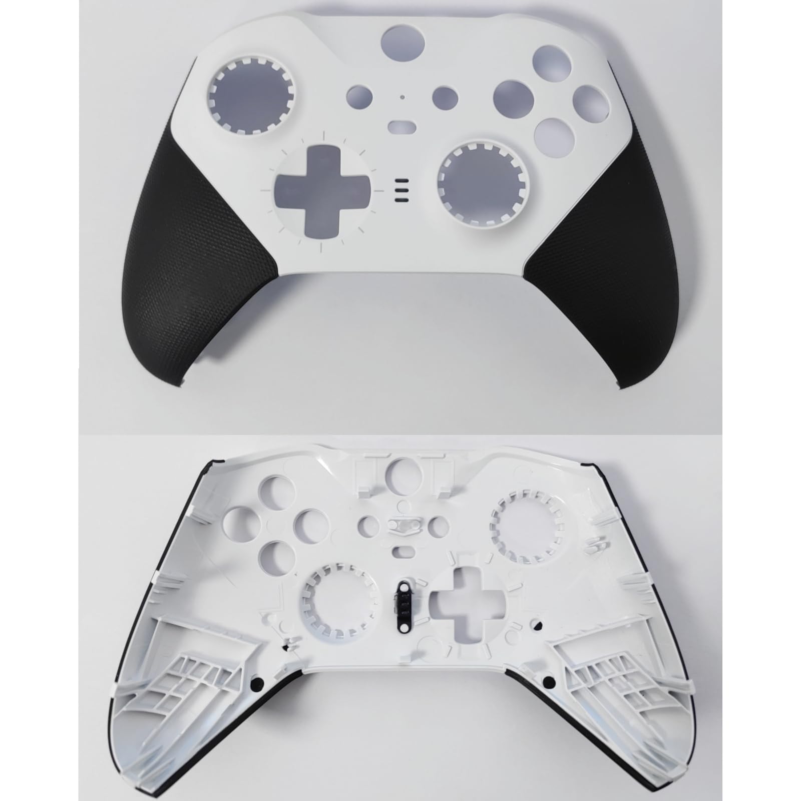 Alloggiamento di Ricambio Guscio Anteriore Frontalino + Custodia Posteriore per Xbox Elite Series 2 Controller - Core, Bianco, con Strumento Cacciavite