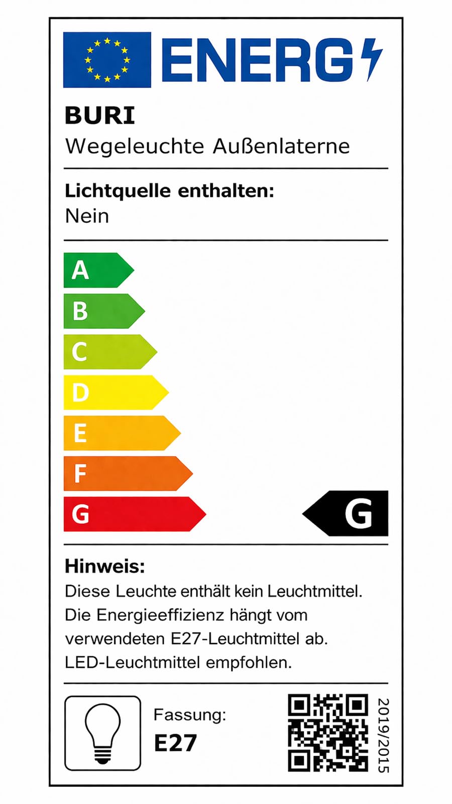Wegeleuchten 4er Set Außenlaternen E27 IP44 Schwarz 125 cm Gartenlampen | BURI, Aluminium Druckguss, wetterfest, Gartenbeleuchtung, Wegbeleuchtung, rustikales Design, Terrasse, Außenlampe, langlebig