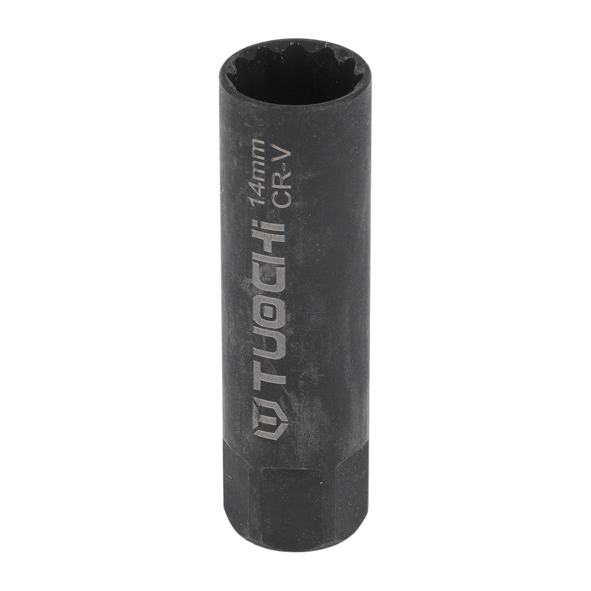 INFINAUTO Spark Plug Impact Socket 63mm for Car Motorcycle Dirtbike Repair Hardware Tool CR-V Black Durable 12 Point 14mm 3/8 Inch Drive