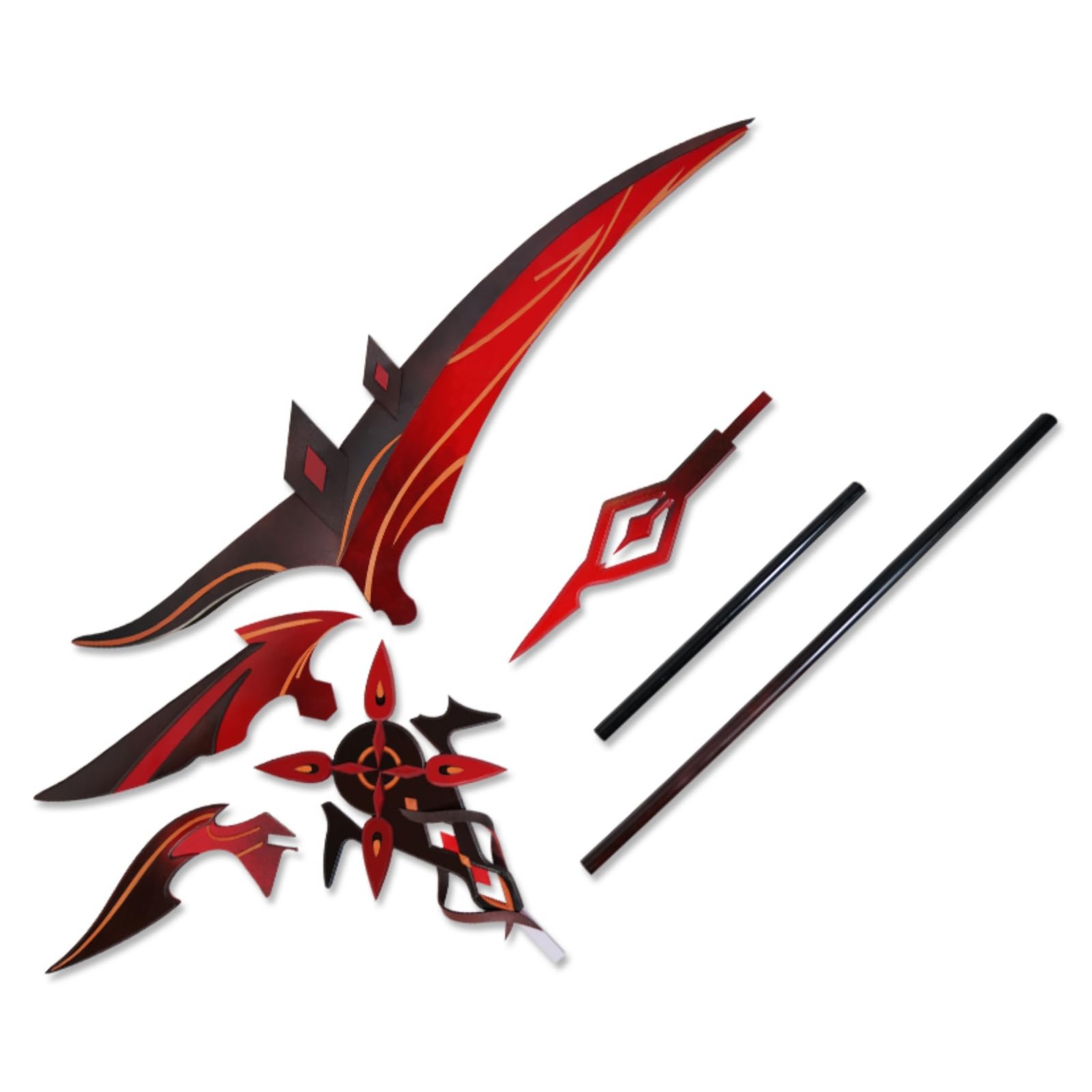 Amazon.co.jp: [Hushan] 赤月のシルエット ペルヴェーレ コスプレ 武器