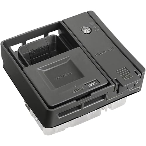 W10861000 W10620296 W10620298 Dishwasher Detergent Dispenser Compatible with Kitchenaid Whirlpool Maytag Amana Dishwasher Soap Dispenser KDFE104HPS1 MDB8989SHZ0 Parts 2-Year QA