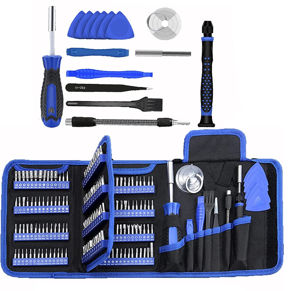 170 in 1 Multifunction Precision Screwdriver Kit, Magnetic Driver Kit with Flexible Shaft, Extension Rod Compatible for Mobile Phone, Game Console, Tablet, Recreational Machines