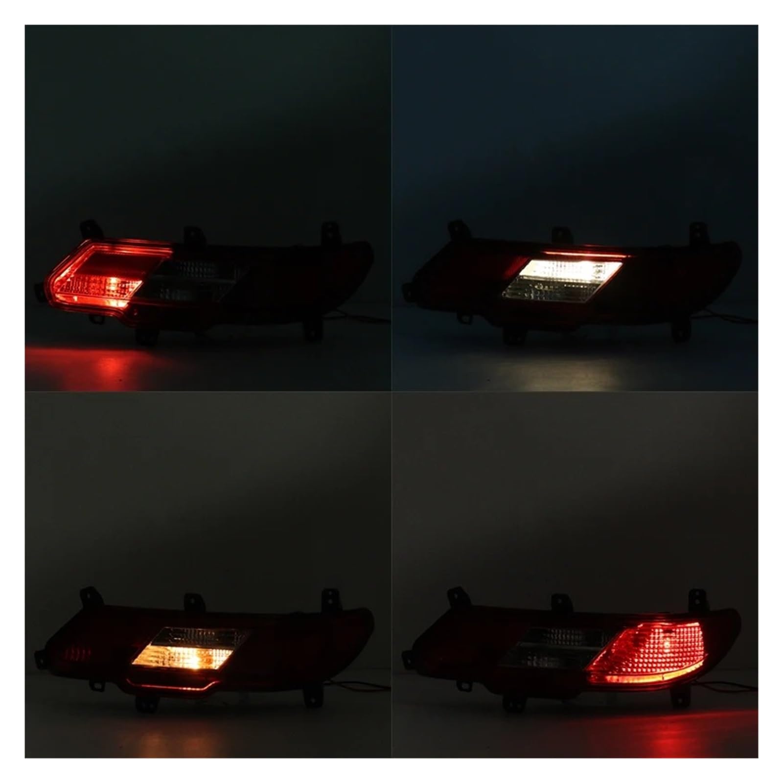 Pilotos Traseros coche Para DFM Para DFSK Para Glory 500 E3 Luz Parachoques Trasera Del Automóvil Freno Marcha Atrás Lámpara Advertencia Antiniebla(Izquierda)