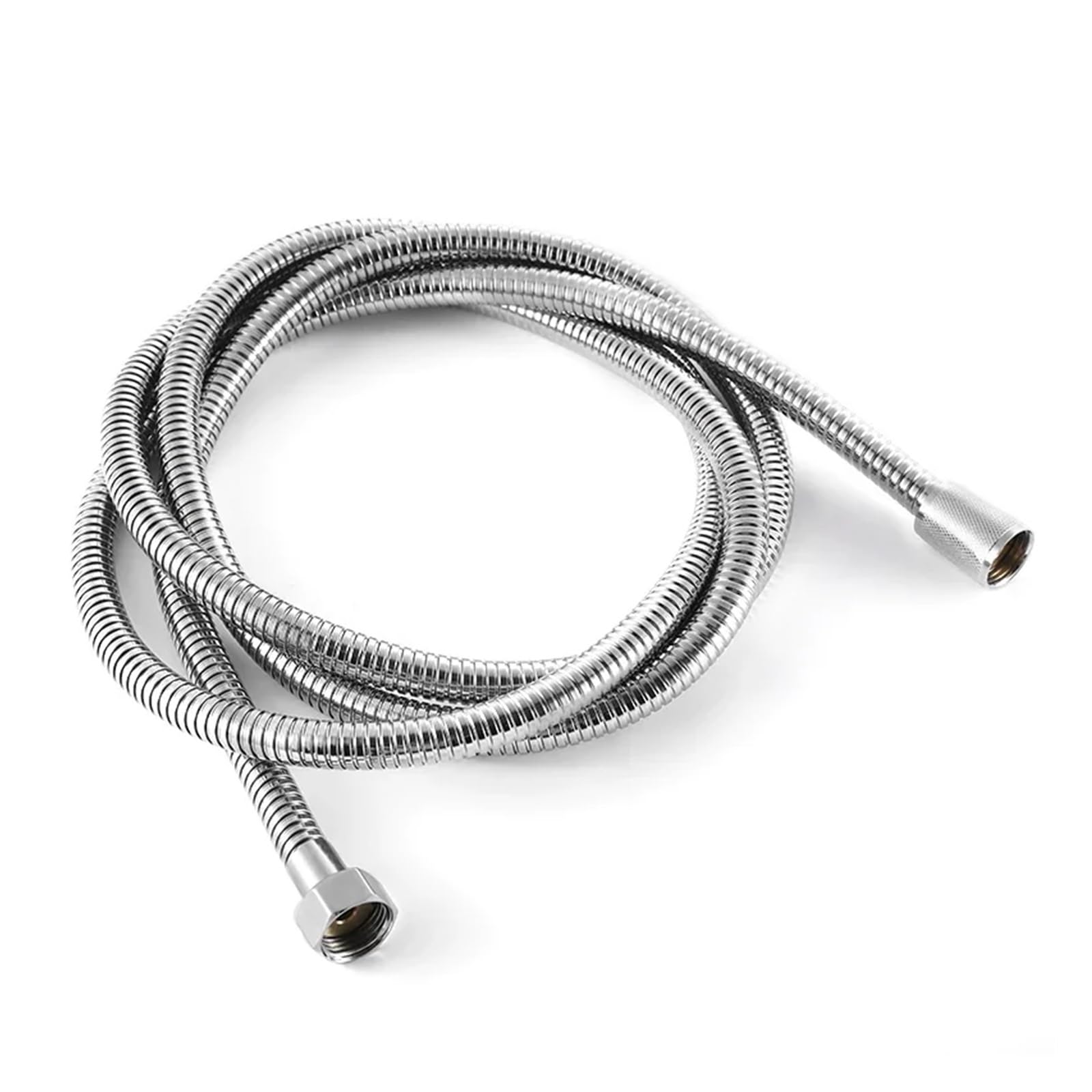Puyuna Light Sliver Bathroom Shower Head Stainless Steel Flexible Hose Multicolor 2-3M For Low Water Pressure(,2.5M)