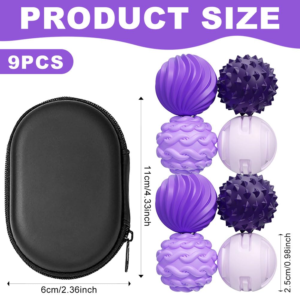 8Pcs Magnetic Sensory Stress Relief Balls - Image 2