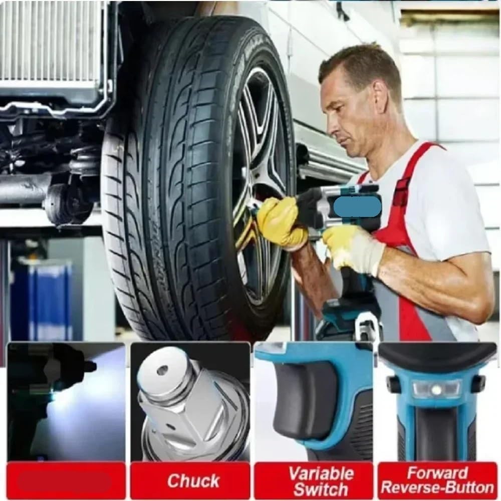 Llaves dinamométricas DTW700 Llave eléctrica sin escobillas Taladro inalámbrico Herramientas eléctricas de alto par Llave dinamométrica Drive