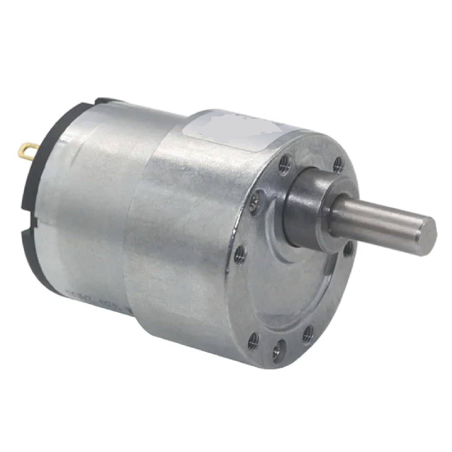 JGB37-520 DC Gear Motor, 12V/24V, 37mm Metal Gearbox, High Torque 25kg/cm, Adjustable Speed 7-960 RPM, 6mm Output Shaft, for Smart Toilets and Home Appliances (600rpm 6V Single Motor)
