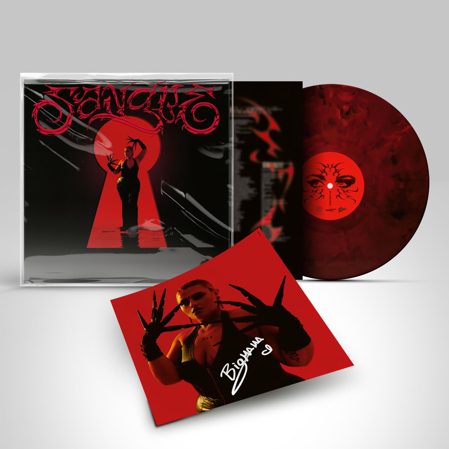 BigMama Sangue (Sanremo 2024) Colored Marbled Vinyl LP Autographed New