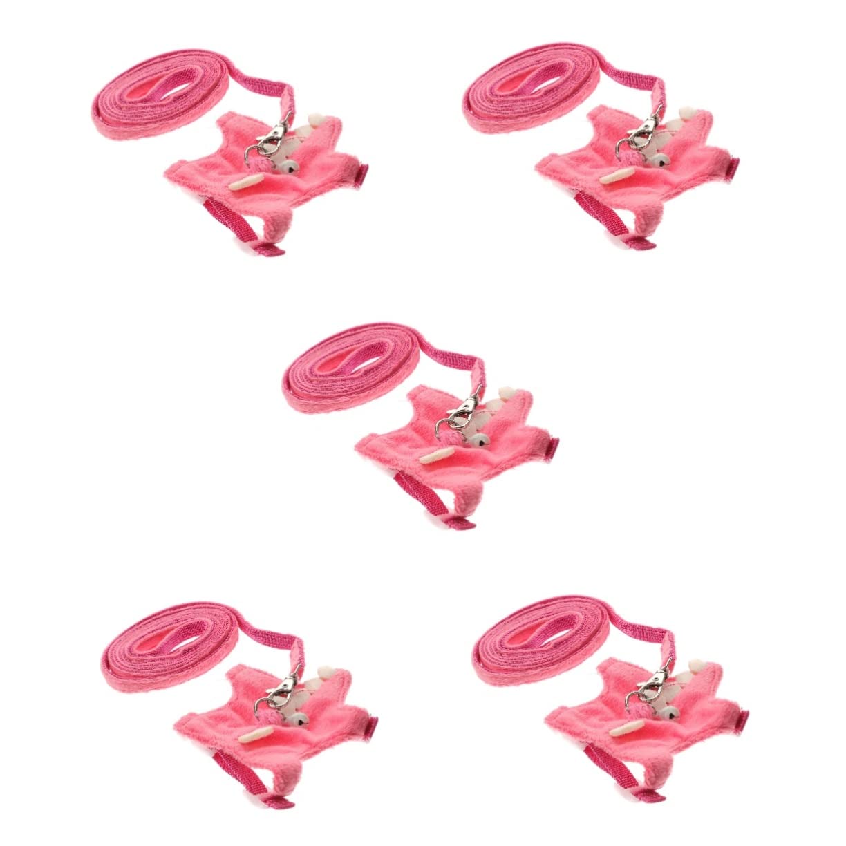 5piezas Arnés y Correa para Mascotas Pequeñas Arnés De Traction Correa para Ferrets y Ardillas Material Ligero y Resistente para Actividades Interiores y Exteriores