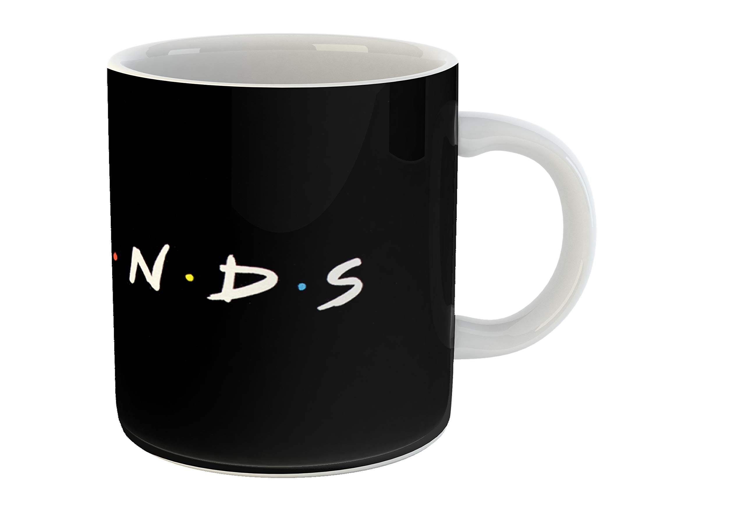 F.R.I.E.N.D.S Tv Series Logo Printed Ceramic Coffee/Tea Mug(330ml) | Ideal Gift for Best Friends,Family,for Her/Him