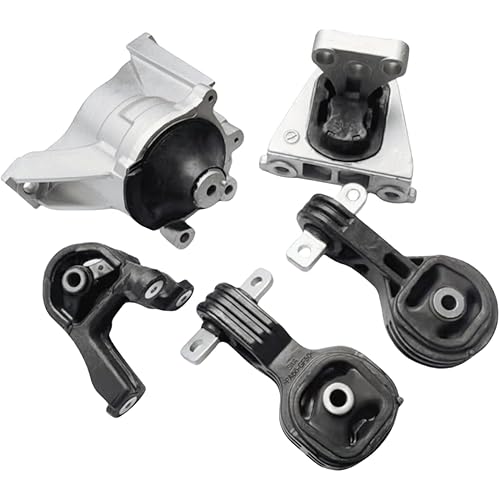 Engine Motor Mount Set 5Pcs Fits for CR-V 2007 2008 2009 2010 2011 L4 2.4L A4535 A4536 A4595 A4598 A65010 50880S WAA81 50890SWAA81 50820STKA02 50850SWAA81