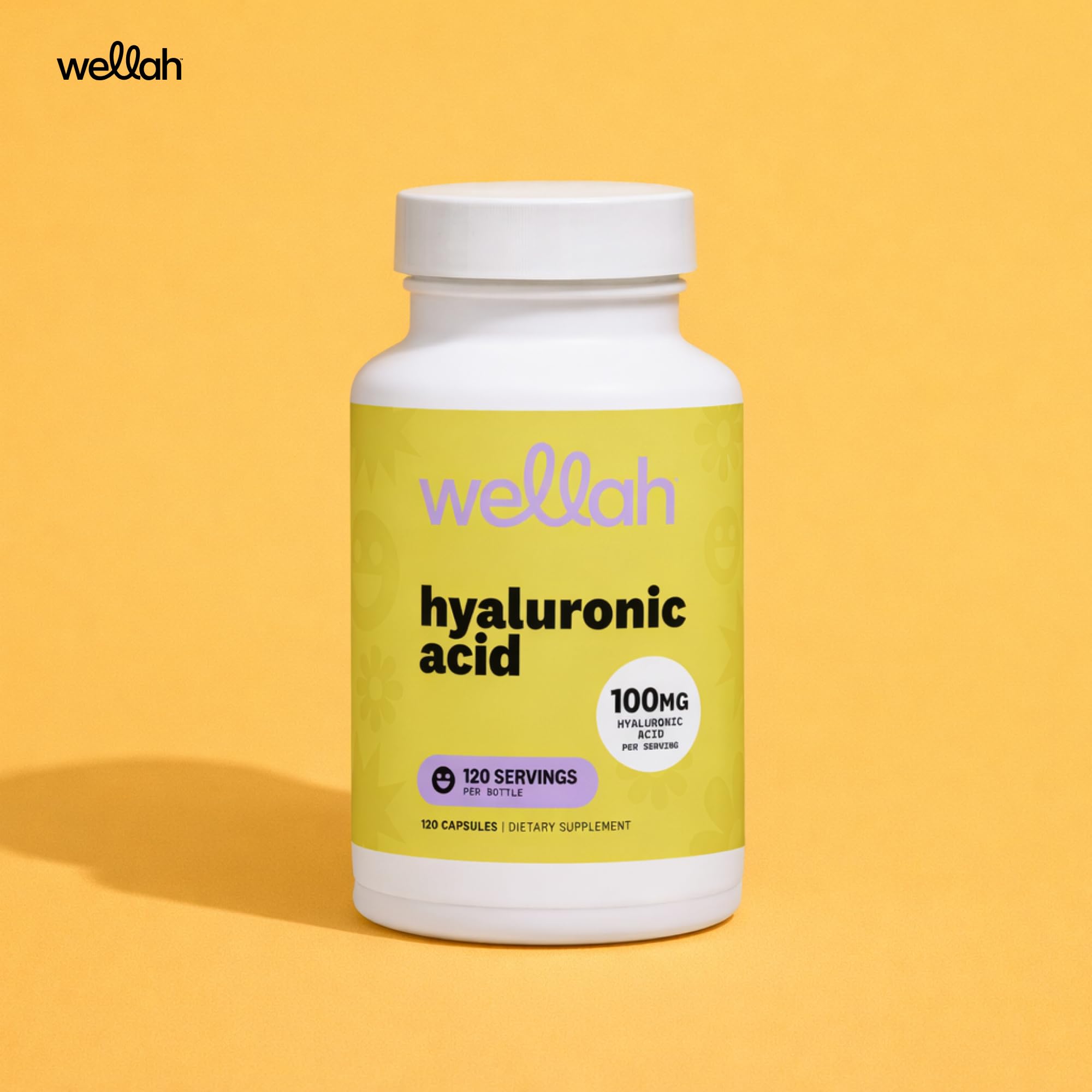 Wellah Hyaluronic Acid Supplement for Women (100mg) 120 Capsules — Amazon image 4