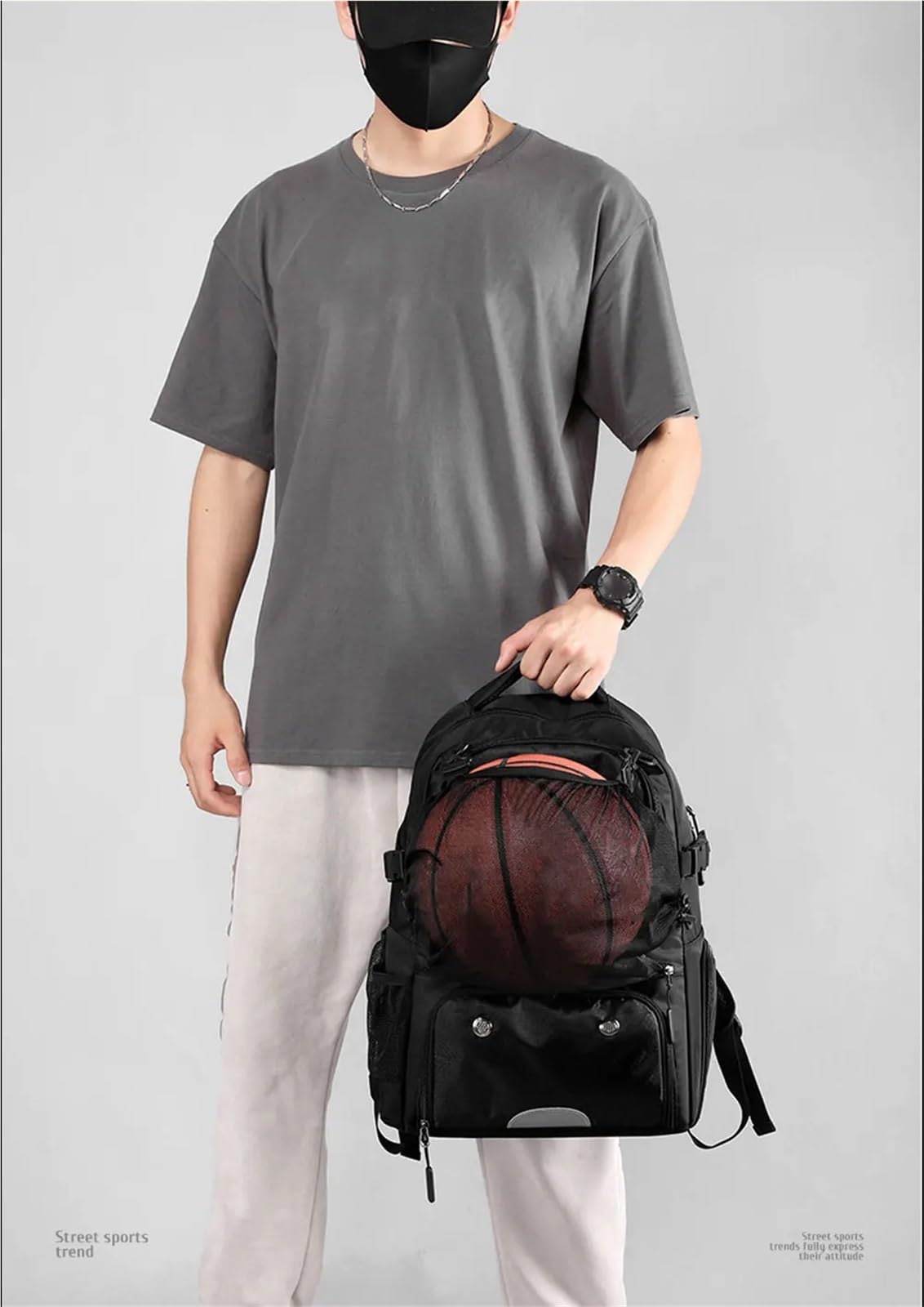 Sacca Scarpe Palestra Zaino Sportivo Borsa da Calcio Zaino da Basket for Scuola for Ragazzi con Scomparto for Scarpe Borsa for Pallone da Calcio Zaino Grande for Scarpe Sacca per Scarpe