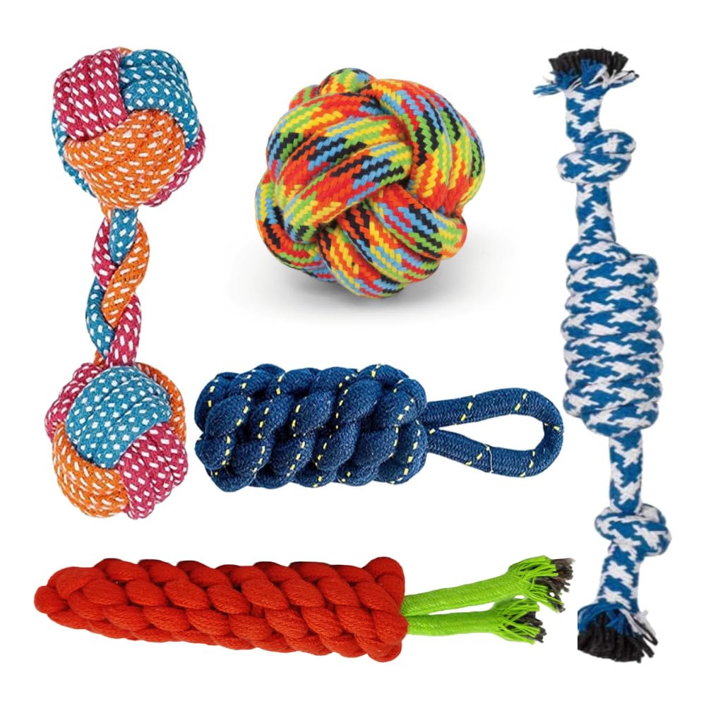 Doggie Dash Dog Chew Toys + Puppy Teething Toys + Rope Toys + Dog Toys for Small to Medium Dog Toys (B0CP4F26PR) Amazon Price History, Amazon Price Tracker
