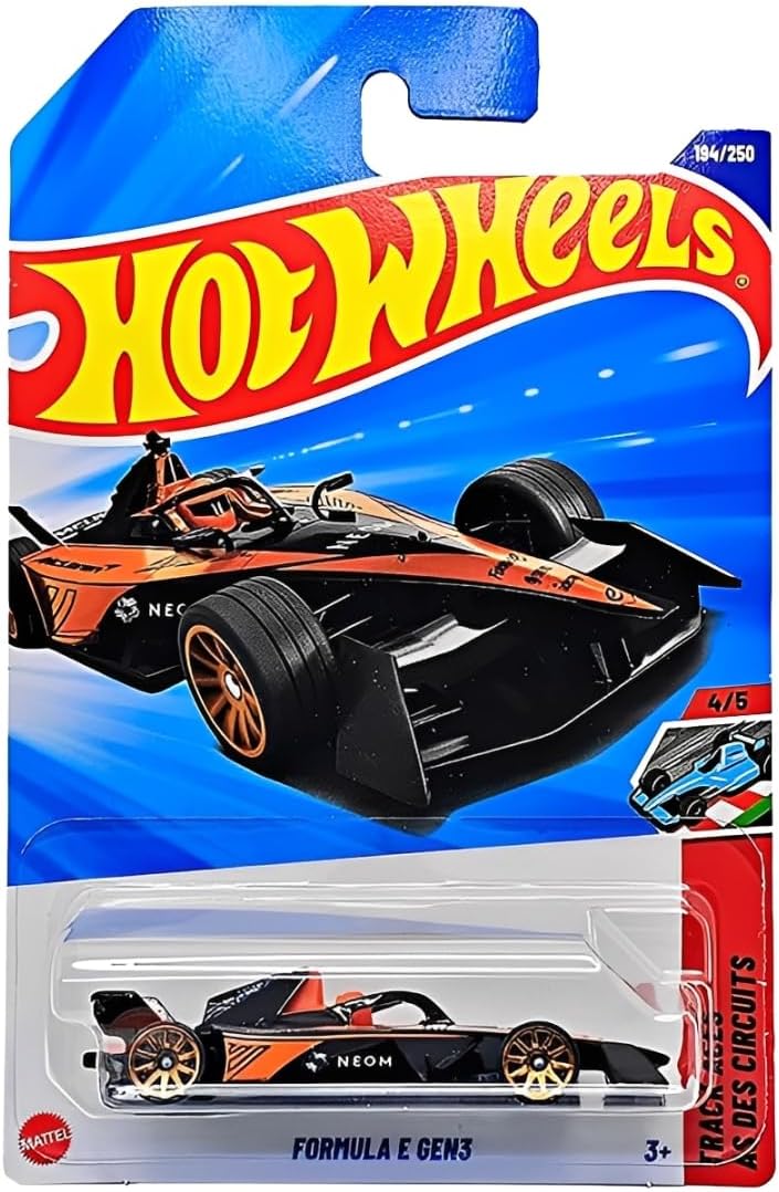 Hot Wheels Formula E Gen3 (HYY56) - Track Aces Series 4/5, 1:64 Model Car 2025