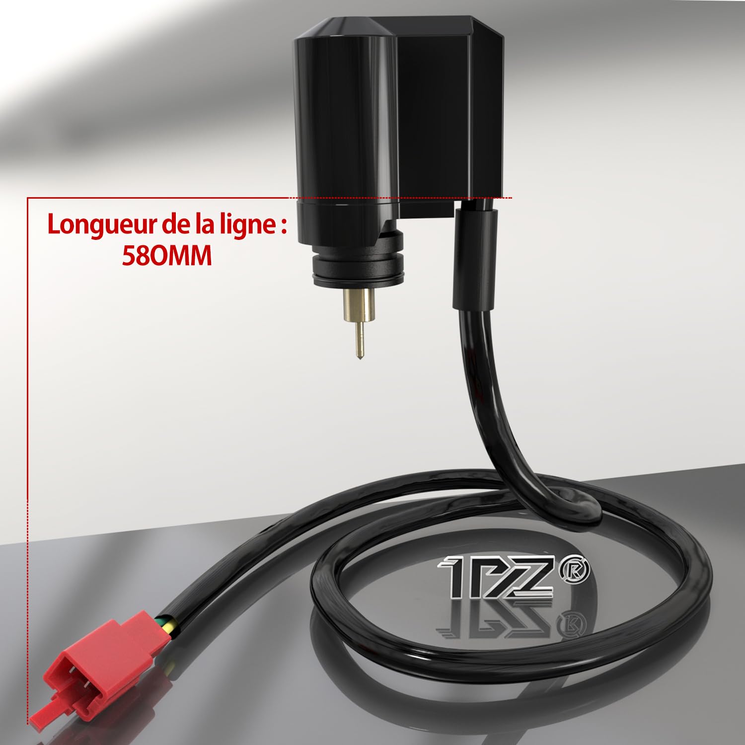 1PZ FR7-FM1 Arranque de 2 clavijas IP65 ABS - Arranque Automático de Carburador Universal de Reemplazo para Scooter GY6 50cc 125cc 150cc Fácil de Instalar (Plug & Play)