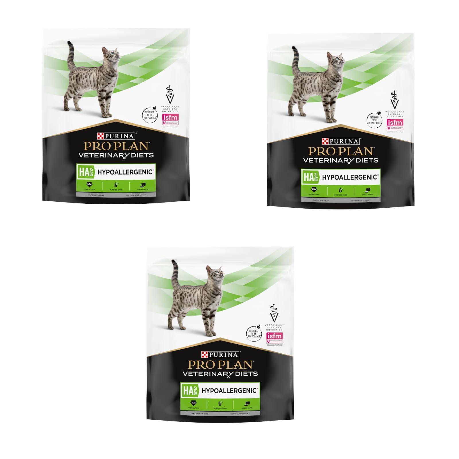 PURINA PRO PLAN Veterinary Diets HA Hypoallergeen | 3-pack | 3 x