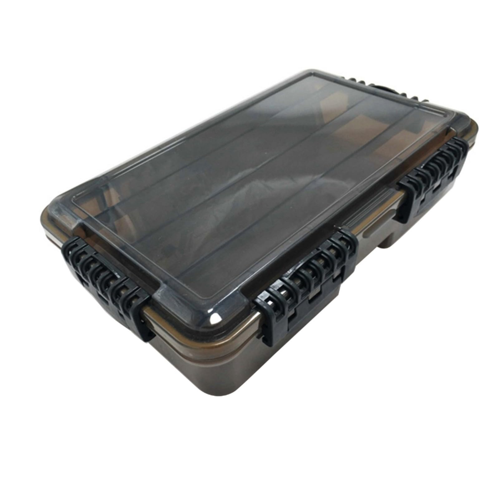 Portable Storage Tray Multifunction Fishing Tackle Box Waterproof Baits Storage Box Multi Compartment Lure Clear Tray Multiple Compartment