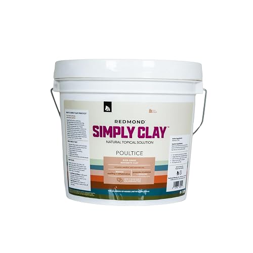 REDMOND Red Edge Equine Poultice, (Simply Clay) Natural Soothing Clay