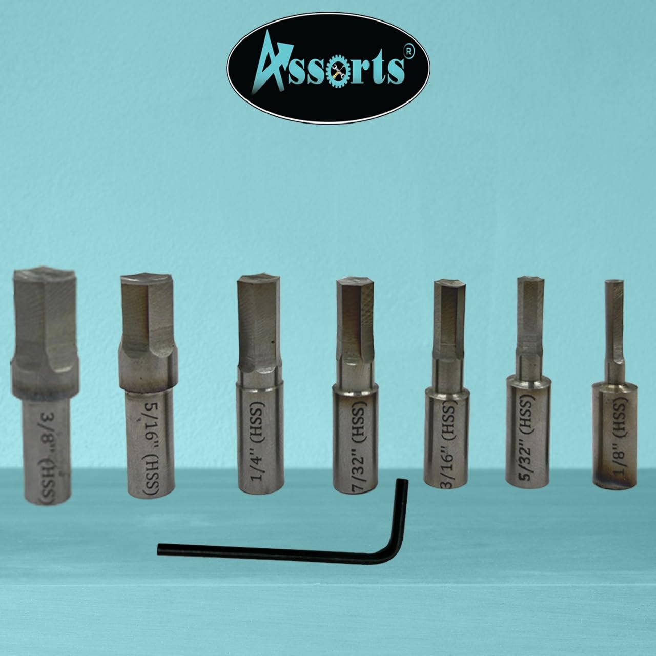Imperial Rotary Broach Tang Style with Wobble Feature - Hex Punches (MT3)