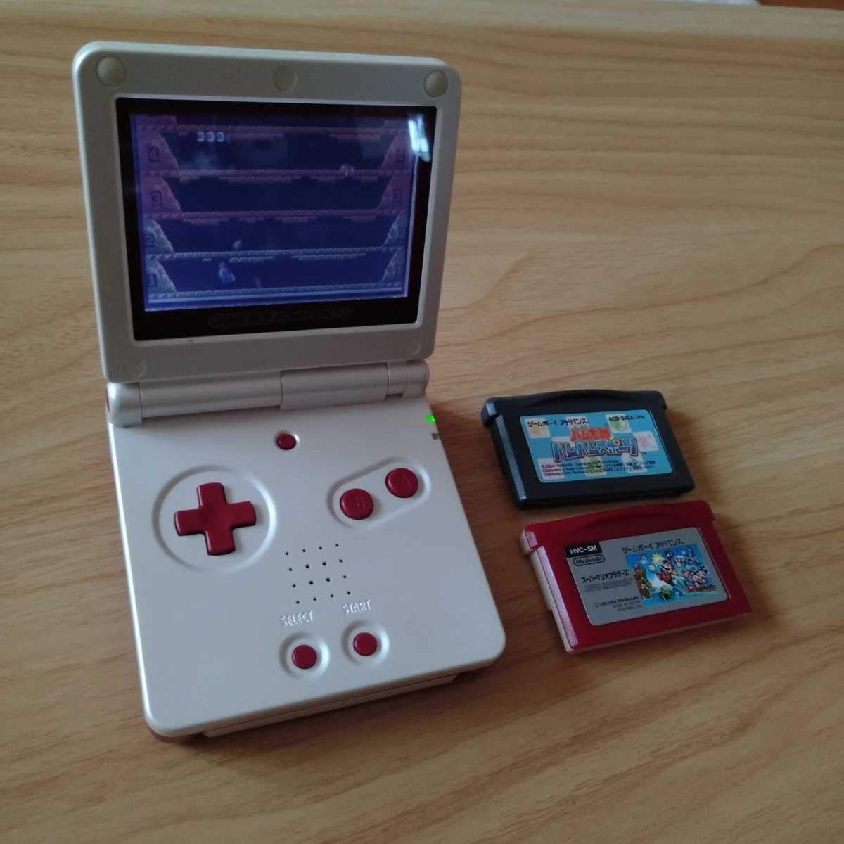ゲームボーイアドバンス - レア美品✨ゲームボーイアドバンスSPファミコンカラー本体＋充電器✨ ゲームボーイアドバンスSP ファミコンカラー 本体・充電器 動作