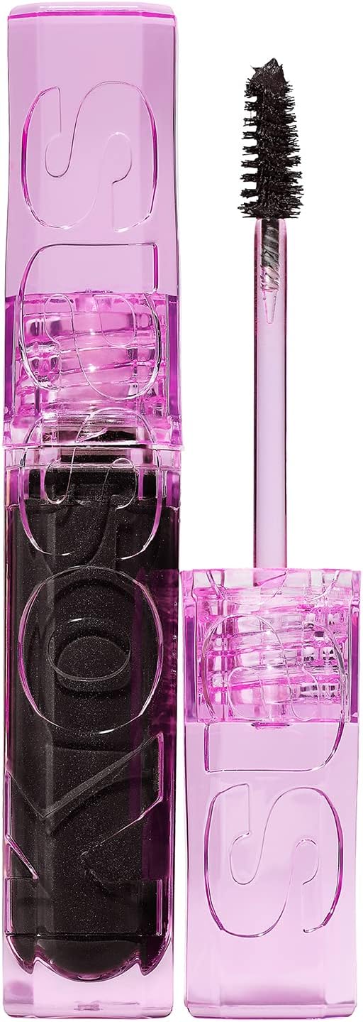 Air Brow Tinted Gel with Clean, Vegan Ingredients for Fluffy, Full and Healthy Brows, Longwear (Black)