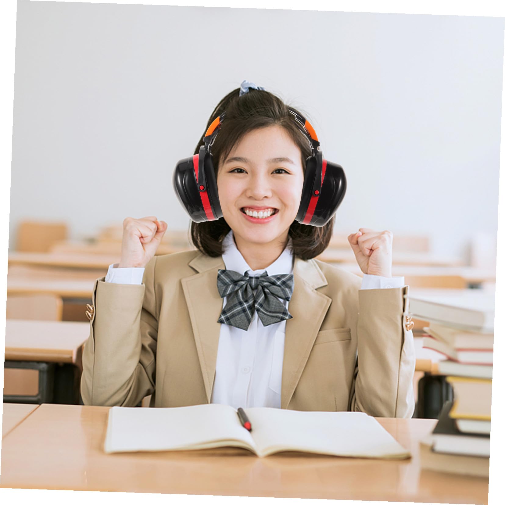 DOITOOL 3 Piezas orejeras insonorizadas auriculares con cancelación de ruido auriculares antiruido auriculares a prueba de ruido auriculares con cable auriculares cable auriculares estéreo