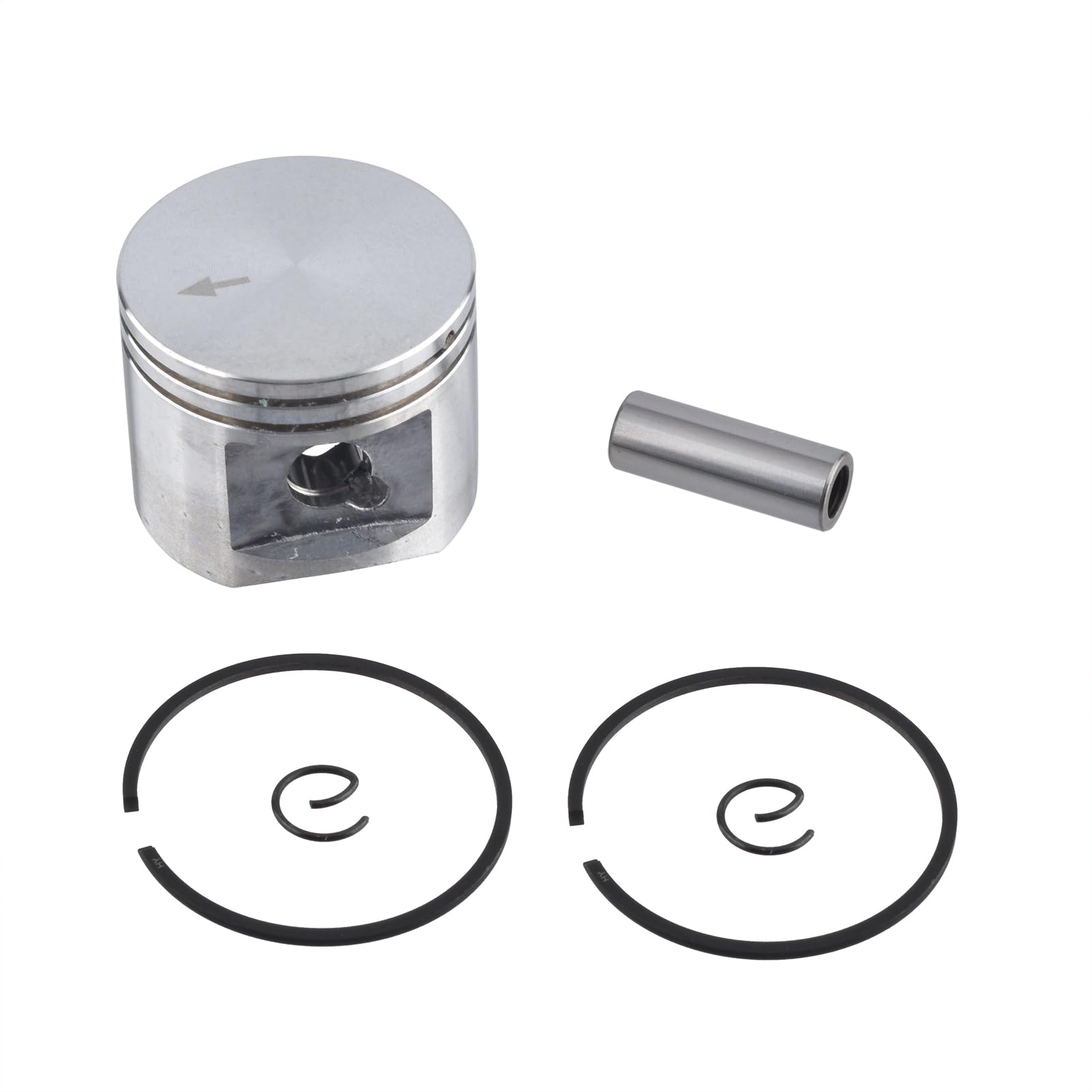 Ensemble de Piston 42mm avec Segments, Axe et Circlips pour Stihl FR450 FS450 SP450 SP451 Débroussailleuse