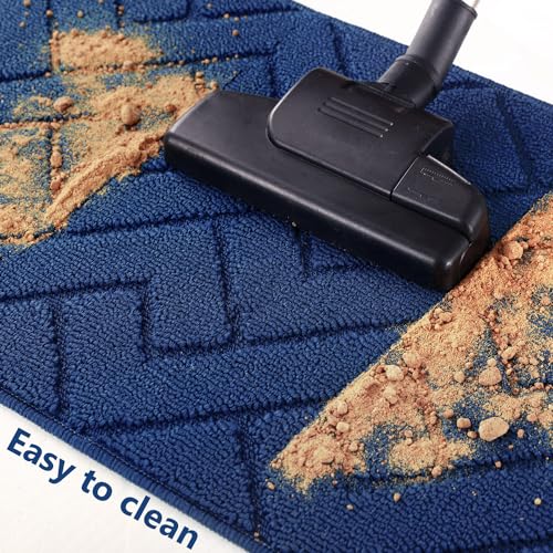 Image of hicorfe Kitchen Runner Rug,24 inchx79 inch+20 inchx48 inch Kitchen Set,Non-Slip Kitchen Mat