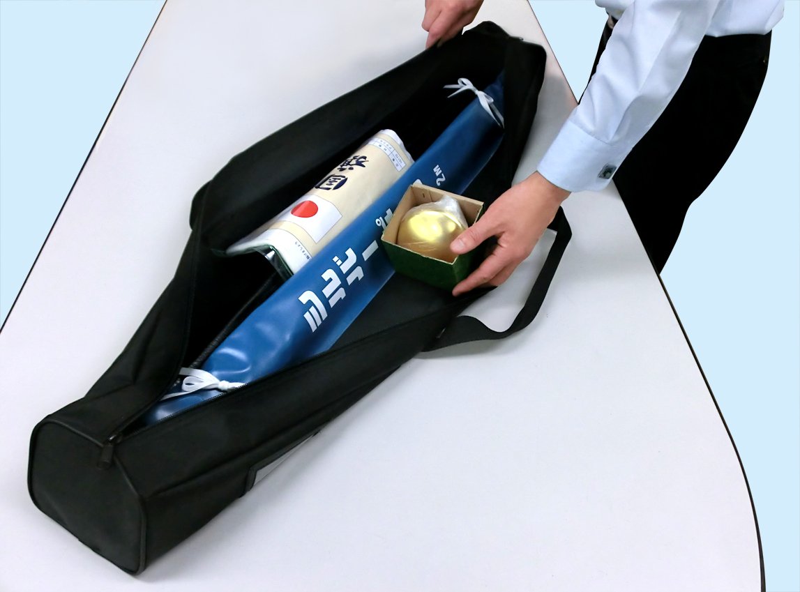 旗ケース 黒 長方形 Amazon.co.jp: 旗収納ケース(L) ハンディバッグ 黒ナイロン