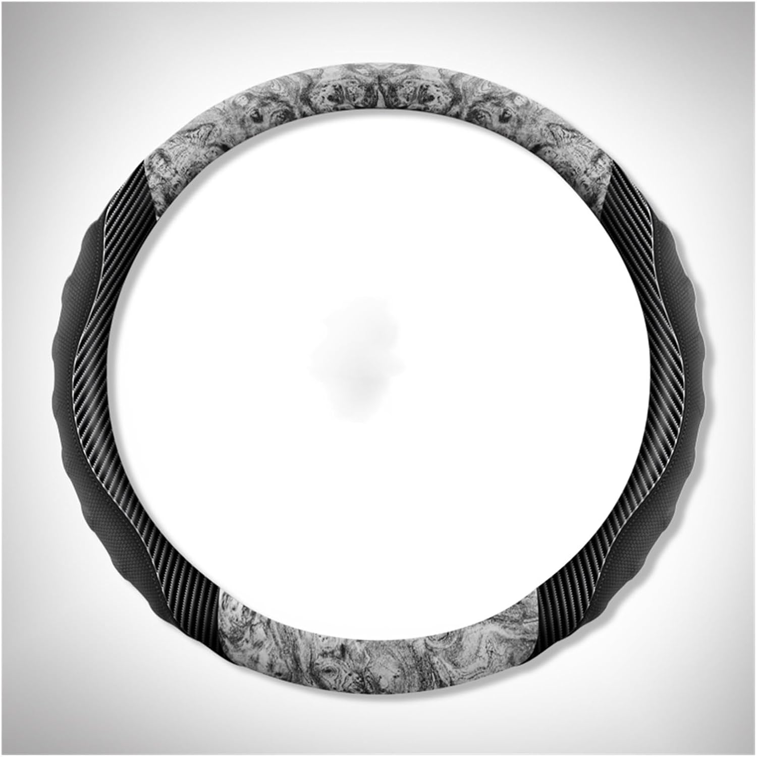 Car Steering Wheel Cover for Car Steering Wheel Cover Crystal Mahogany Pattern Car Decoration Innovative Designs (Color : 2#)