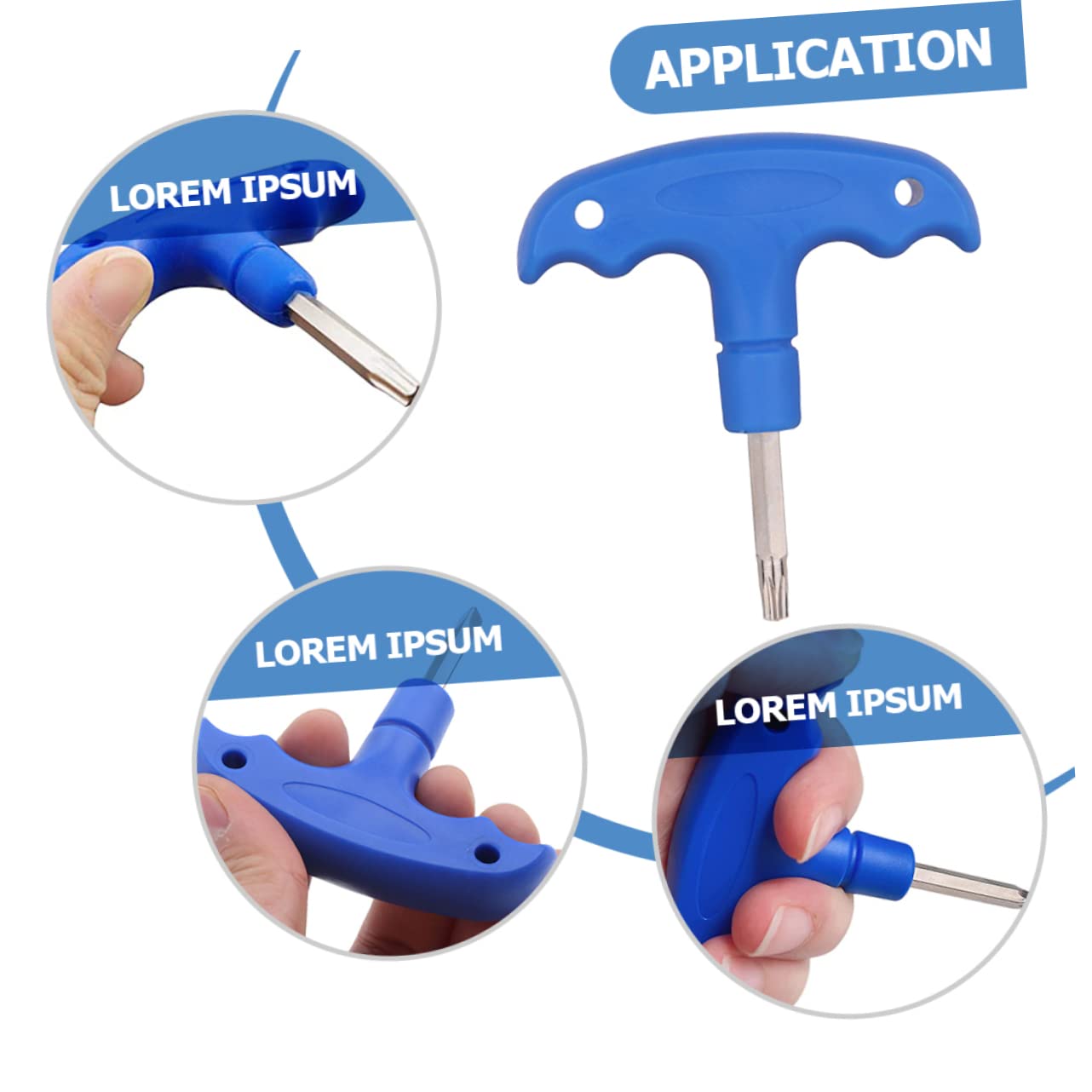 BESTonZON 5 Sätze Golf Werkzeug Professioneller T Förmiger Schraubenschlüssel Für Golfschläger Universelles Reparaturwerkzeug Für Golfschläger Tragbar Und Robust 2 Stücke * 5