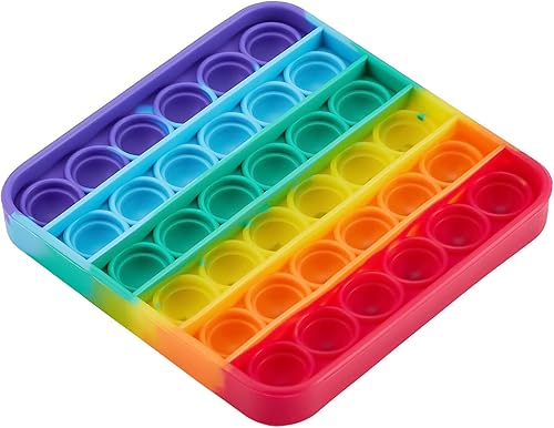 Miniatura 5 de Juguetes para la ansiedad del alfabeto, letras ABC cuadradas, juguete de burbujas para presionar, sensorial, minúscula, número pop para niños