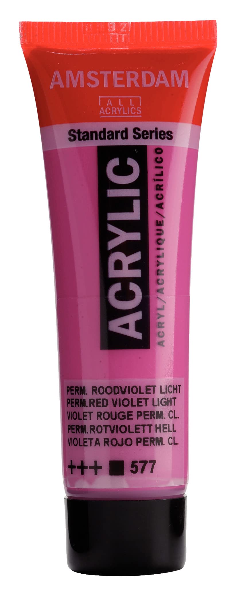 Royal Talens Amsterdam Standard Acrylic Paint Tube 20ml Permanent Red Violet ...