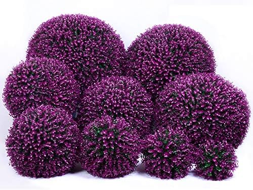 Green Grass Ball Artificial Plant Milan Grass Ball Plastic Boxwood Ball Eucalyptus Ball Wedding Party Outdoor Decoration Bonsai - (Size: 20cm, Color: A)