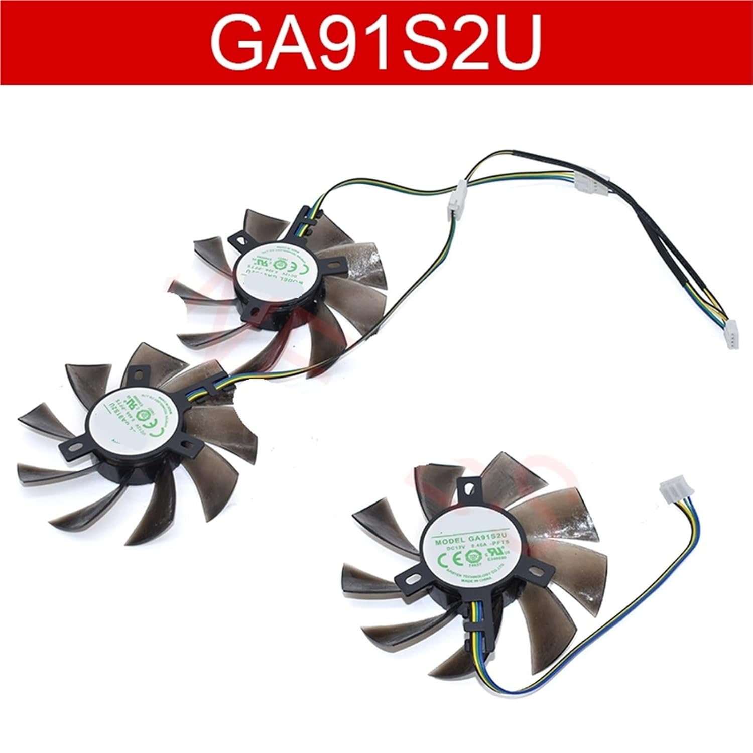 Graphics Card Fan GA91S2U PFTA DC12V 0.40A 4-Line 85mm for GTX 1060 1070 1070Ti 3G 6G 8G P106-100 Video Card Cooler(1)