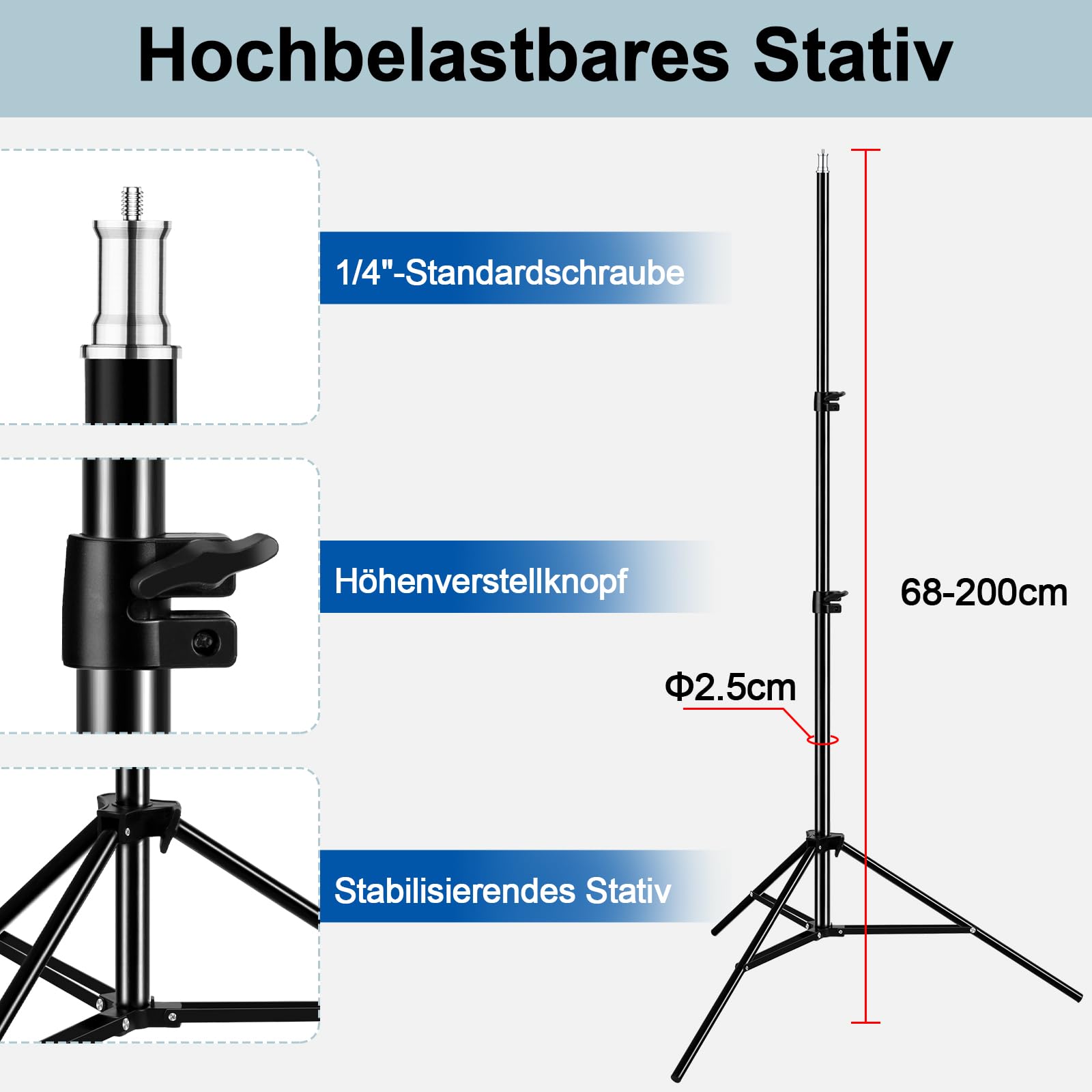 Softbox LED 120 W Pilot Paraboliczny Regulowany Studio
