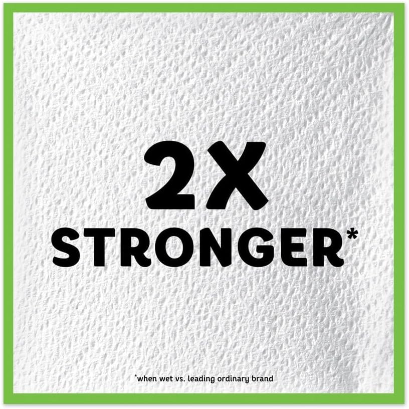 Bounty 96595CT Quilted Napkins, 1-Ply, 12 1/10 x 12, White, 200/Pack, 8 Pack/Carton