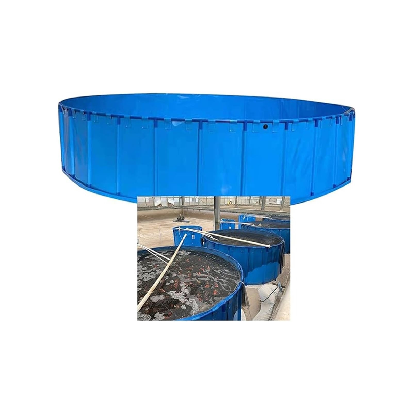Bassin à poissons hors sol pour aquaculture de jardin étanche