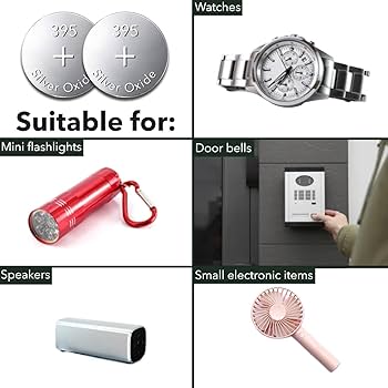 Amazon.com: LOOPACELL 399/395 (SR927/W/SW) Silver Oxide