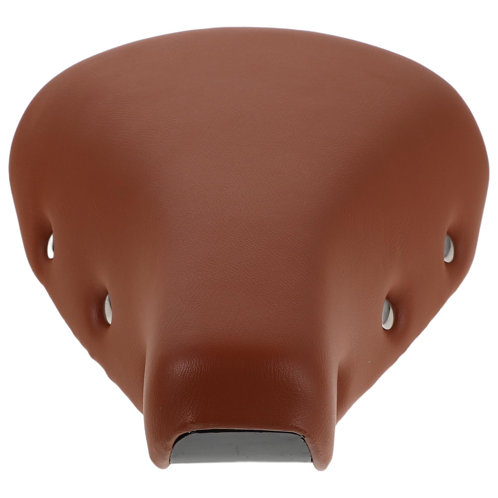 Selle de vélo vintage marron large coussin confortable pour VTT - 4