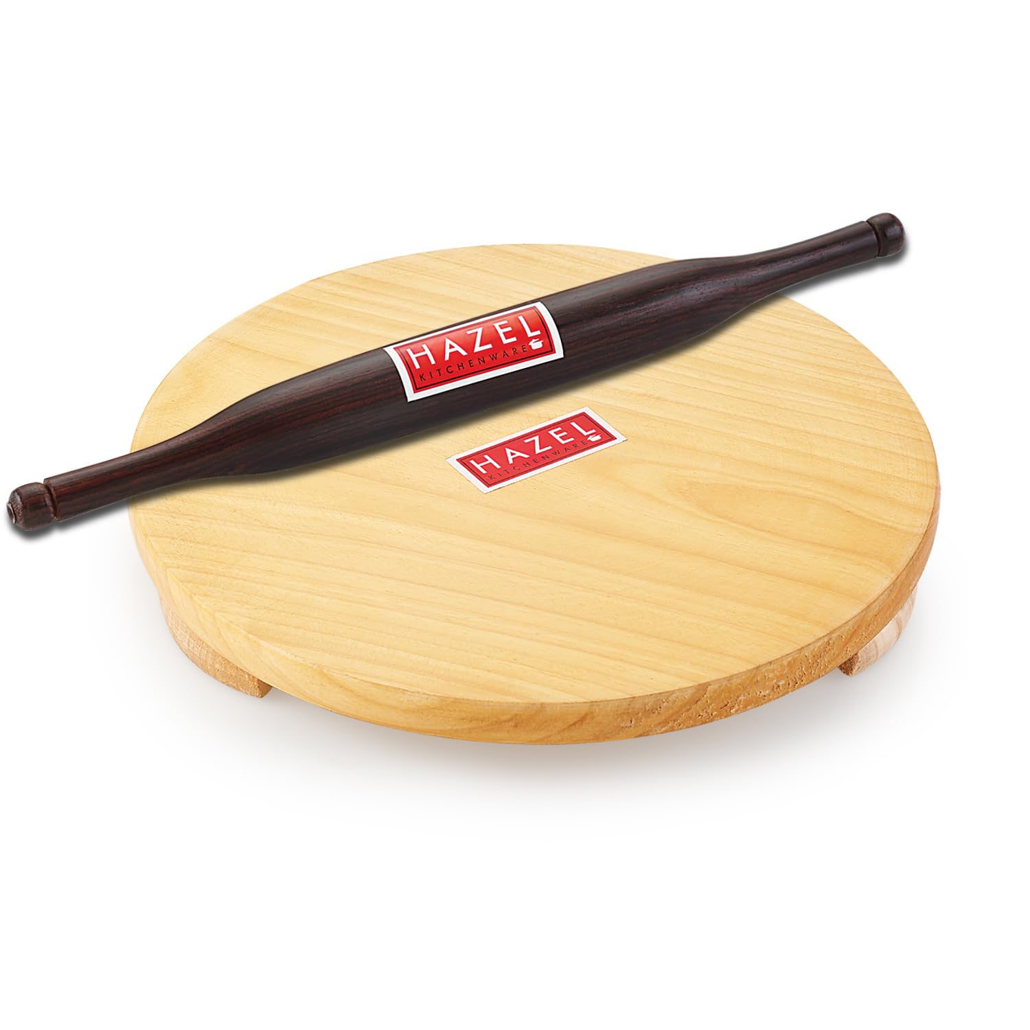 HAZEL Wood Polpat Chakla Roti Chapati Maker 24 cm with Sheesham Roti Roller Belan Rolling Pin 34 cm (B08MCG937K) Amazon Price History, Amazon Price Tracker
