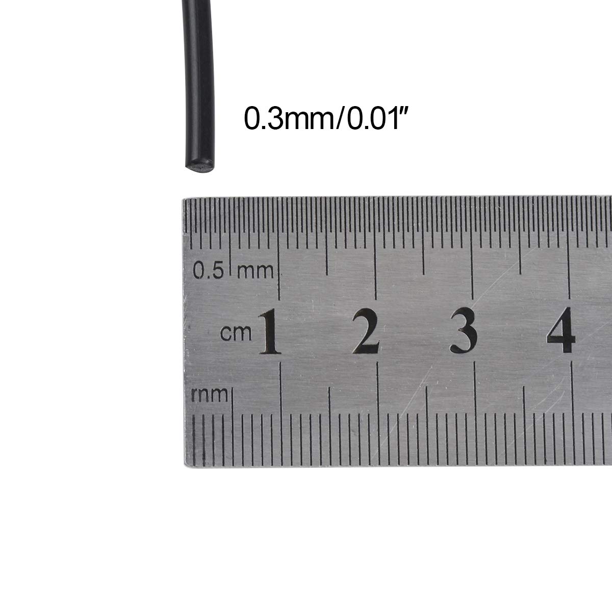 YebiO 500G (70M) Gradientowe Płaskie Tkanie Rattanu, Szerokość 8Mm Syntetyczny Rattan Naprawa Dzianina Materiał Plastikowy Rattan Dla Majsterkowiczów Handmadeniture Krzesło Kosz Stołowy/Black/Round/3M