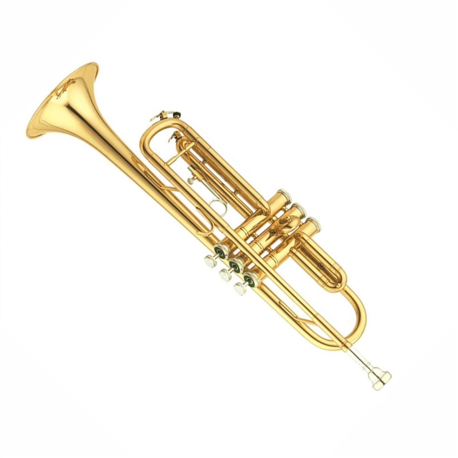 Trąbki Popularna Trąbka Bb Ze Stali Nierdzewnej Lakierowana Na Złoto Profesjonalny Standardowy Instrument Muzyczny