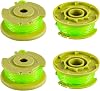 4pcs Strimmer Spool Compatible with Ryobi One PLUS+ AC80RL3, Φ2mm 11ft Replacement Autofeed Spool for Ryobi 18V, 24V, 40V, RY40204, RY40220, ZRP2080, Ryobi One Plus+(4 Spool)