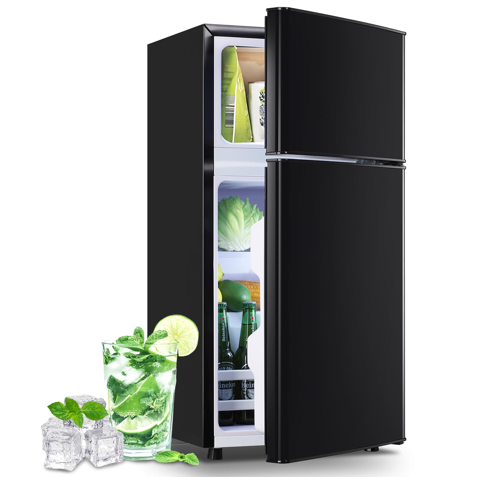 DEMULLER 2.4 Cu Ft Mini Fridge