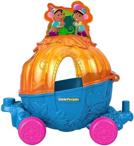 Pieza de repuesto para flotador Fisher-Price Little People Princess Parade - GKR17  Carro de calabaza de repuesto de Cenicienta y Pals