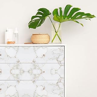 Decorative furniture sticker - Silver and gold (4pieces 20x100cm per piece)