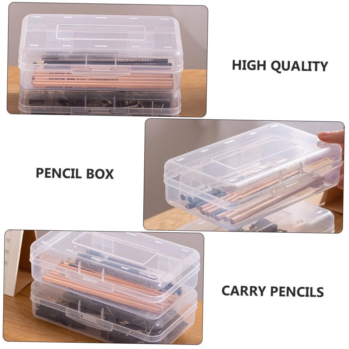 Estuche para Lápices para Niñas 6 Piezas Contenedor de Papelería Soporte para Bolígrafos Ideal para Útiles Escolares