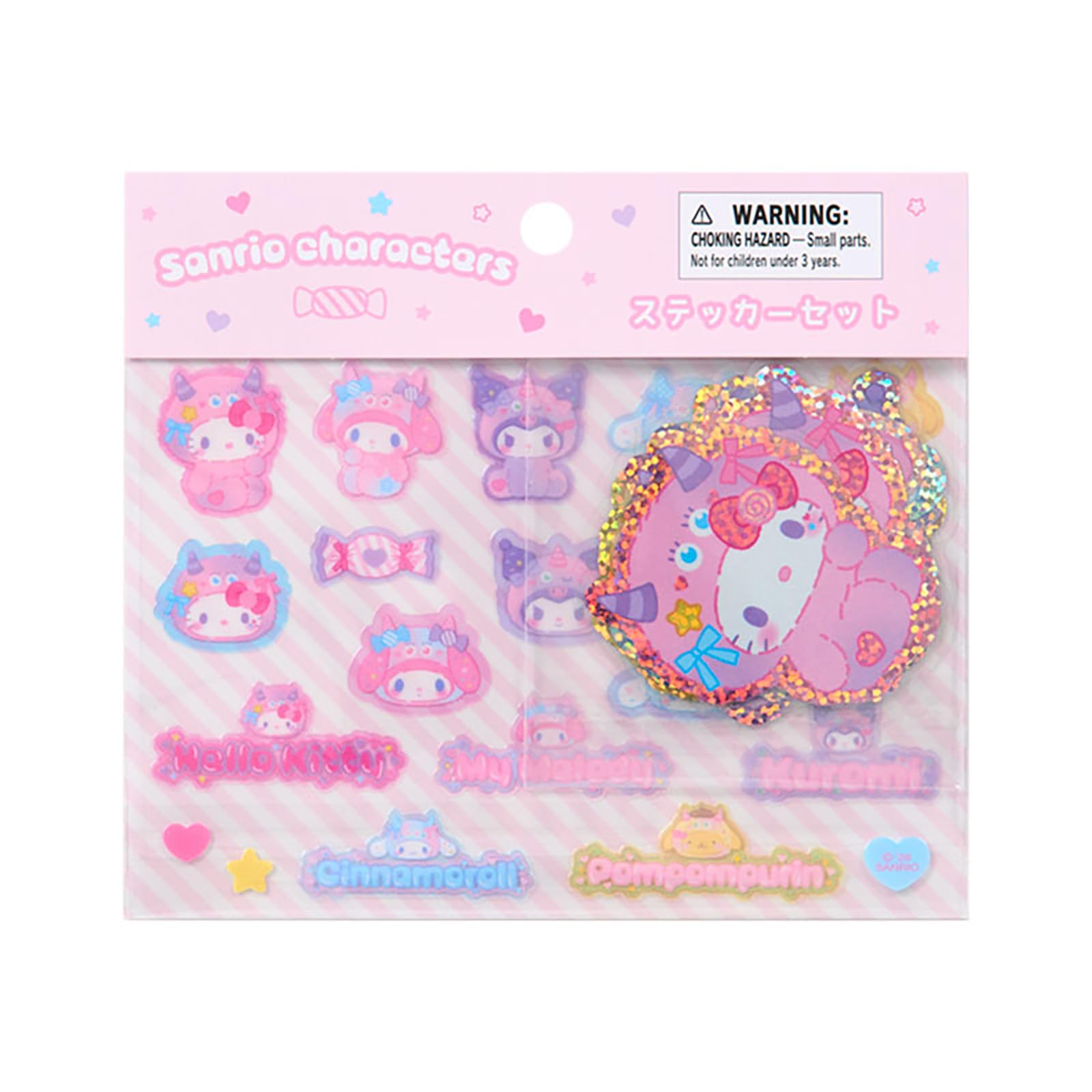 Amazon.co.jp: サンリオ(SANRIO) ステッカーセット（カラフルポップ